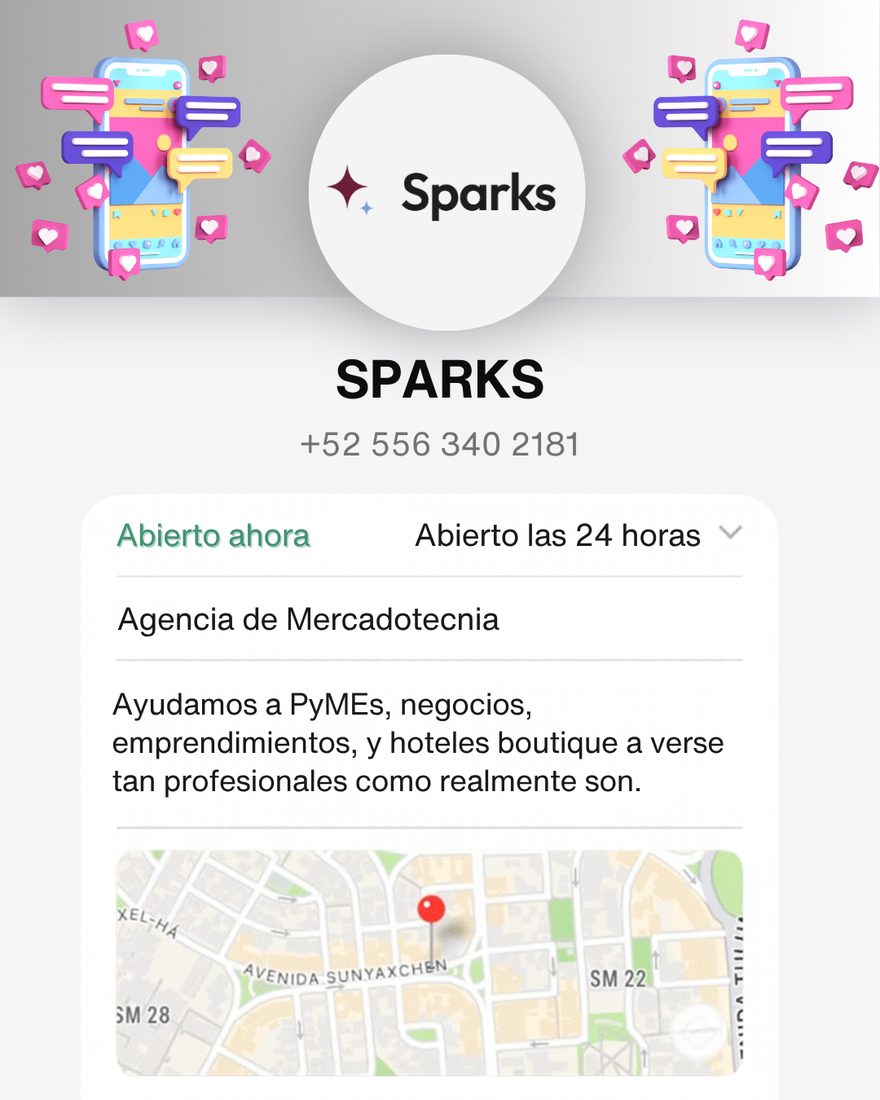 Perfil después de trabajar con Sparks